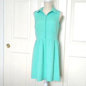 Kensie mint green Retro dress with cap sleeves
